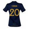 Maglia ufficiale Francia Kingsley Coman 20 Casa Mondiali 2022 per Donna